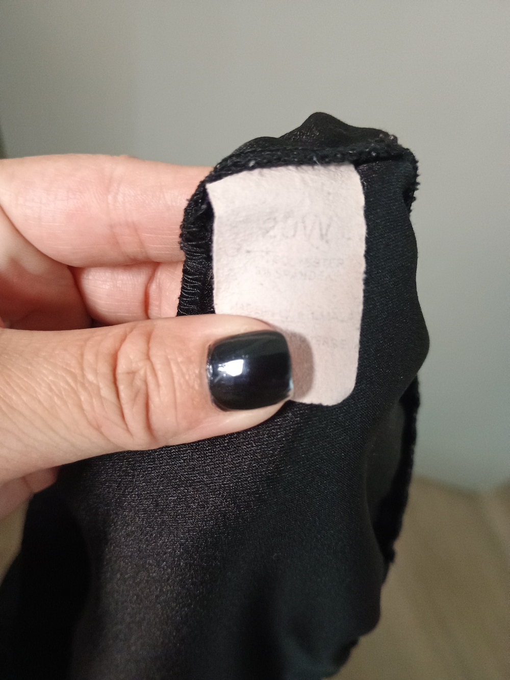 Black Wide Leg Pants Like New - Picture 3 of 3